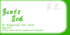 zsolt eck business card